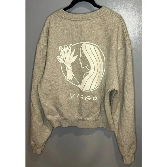Good American Virgo Sweatshirt in Grey - Size 4 - Picture 3 of 7
